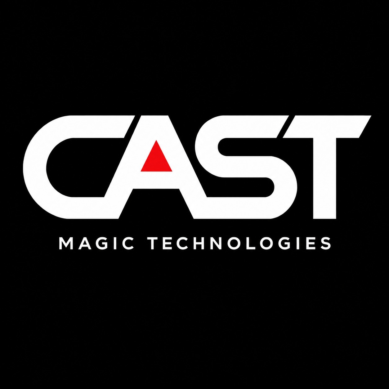 CAST Magic Technologies logo on black